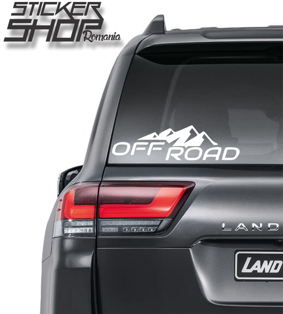 Sticker offroad munti