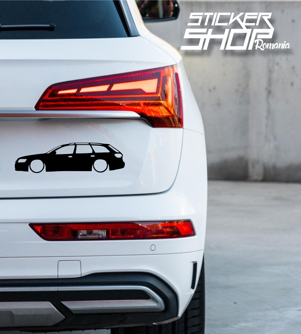 Sticker Audi silueta a6 c6 avant