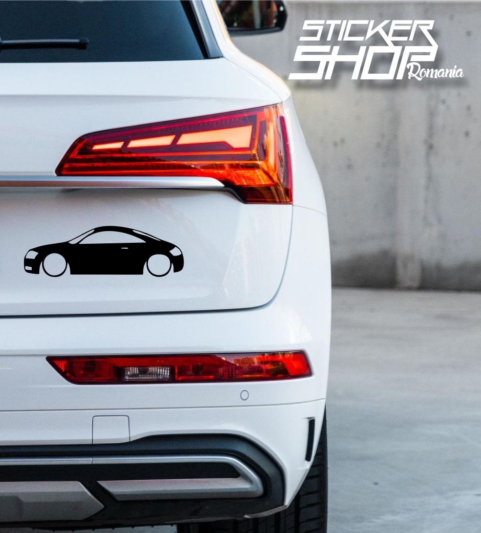 Sticker Audi TT silueta