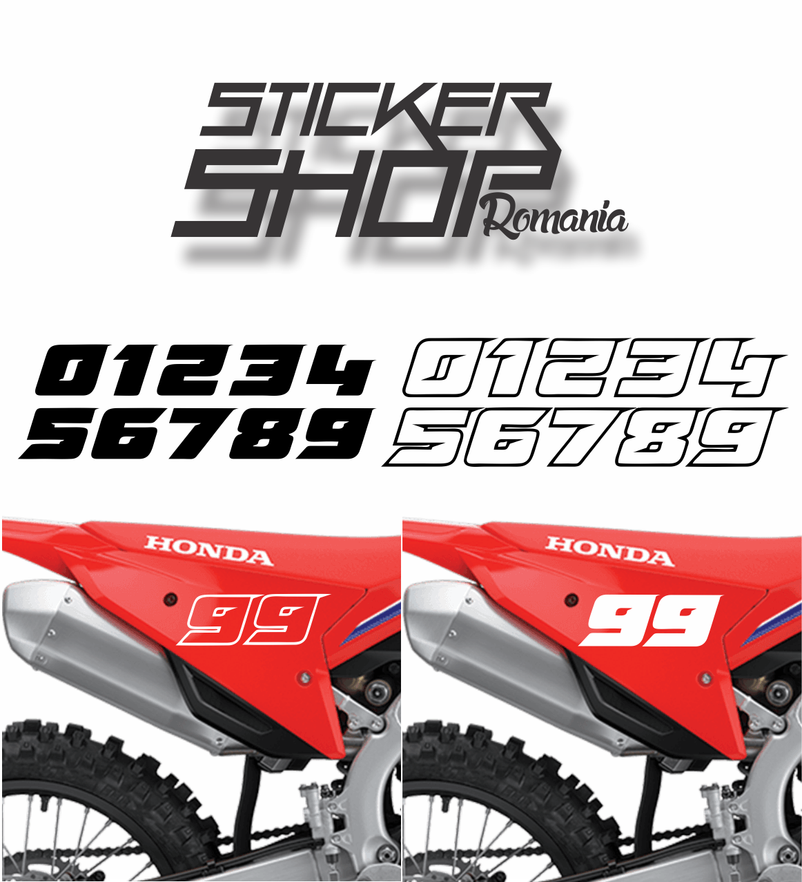 Sticker numar concurs
