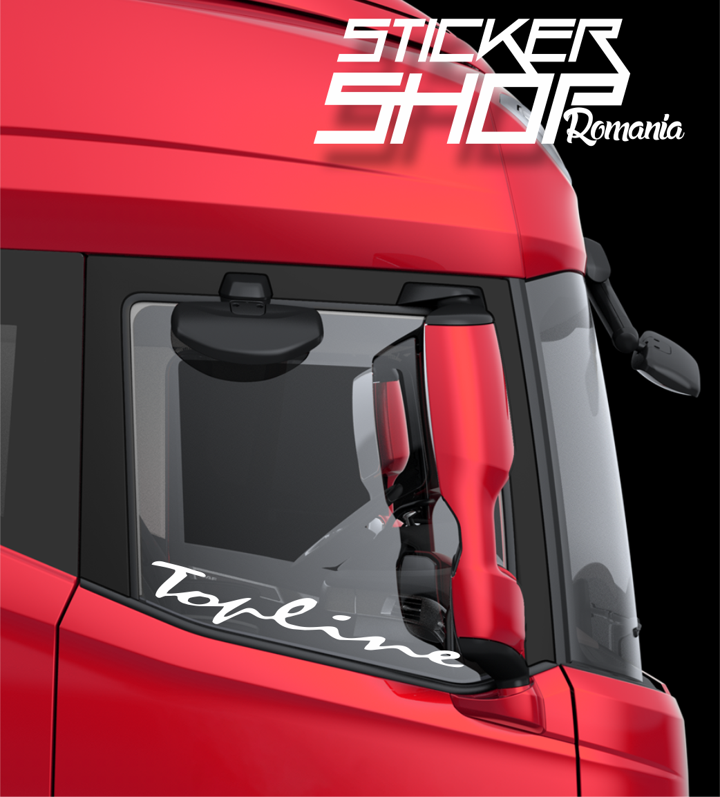 Set 2 stickere Geam lateral Topline