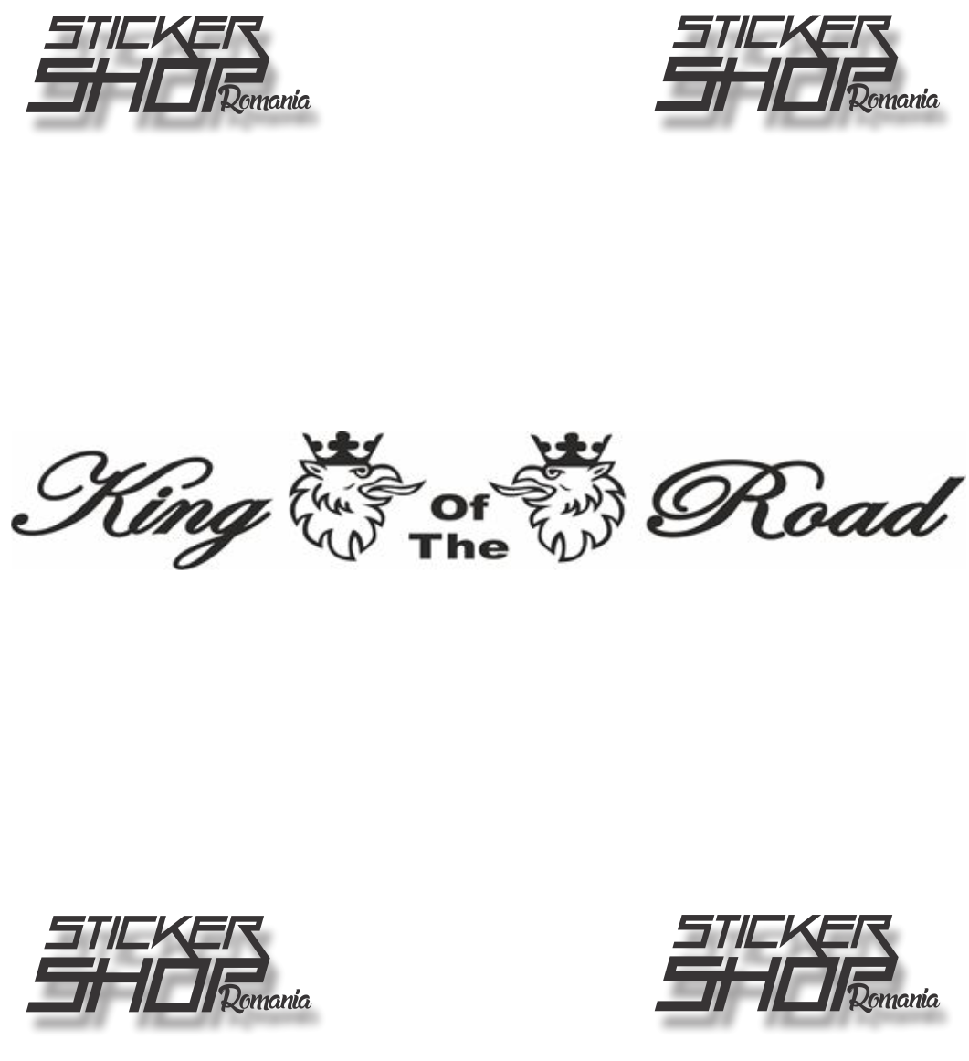 Sticker camion King of the road