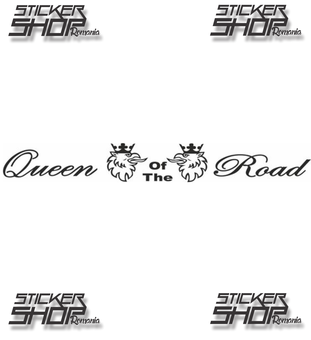 Sticker camion Queen of the road 2