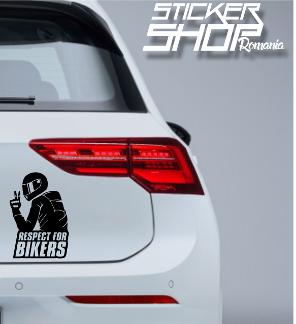Sticker Respect for bikers
