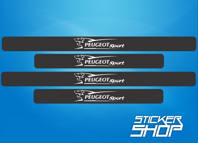 Set Sticker protectie prag  Peugeot Sport