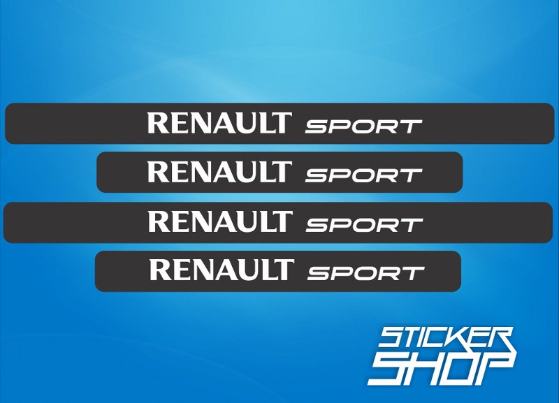 Set Sticker protectie prag  Renault sport