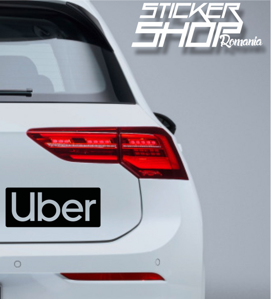 Ubertech Sticker Stickere Parteneri TAXI/BOLT/ UBER/WOLT/GLOVO – Sticker Shop Romania
