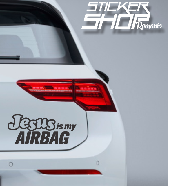 Sticker Jesus is my airbag
