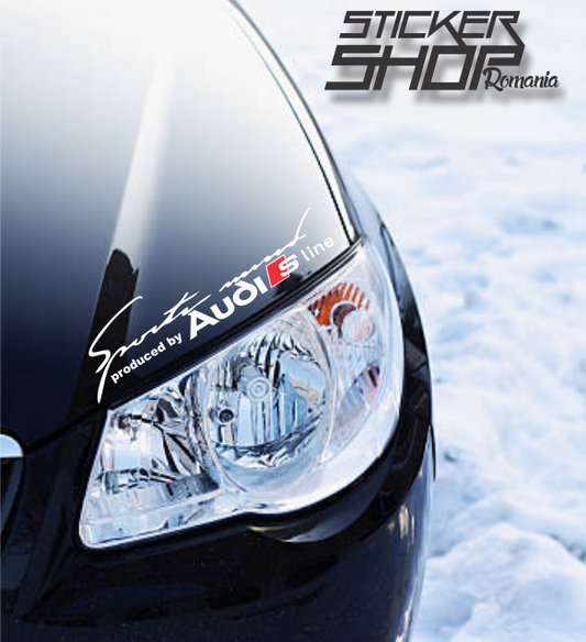 Sticker capota Sport mind Audi Sline