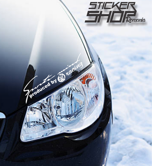 Sticker capota Sport mind vw volkswagen racing