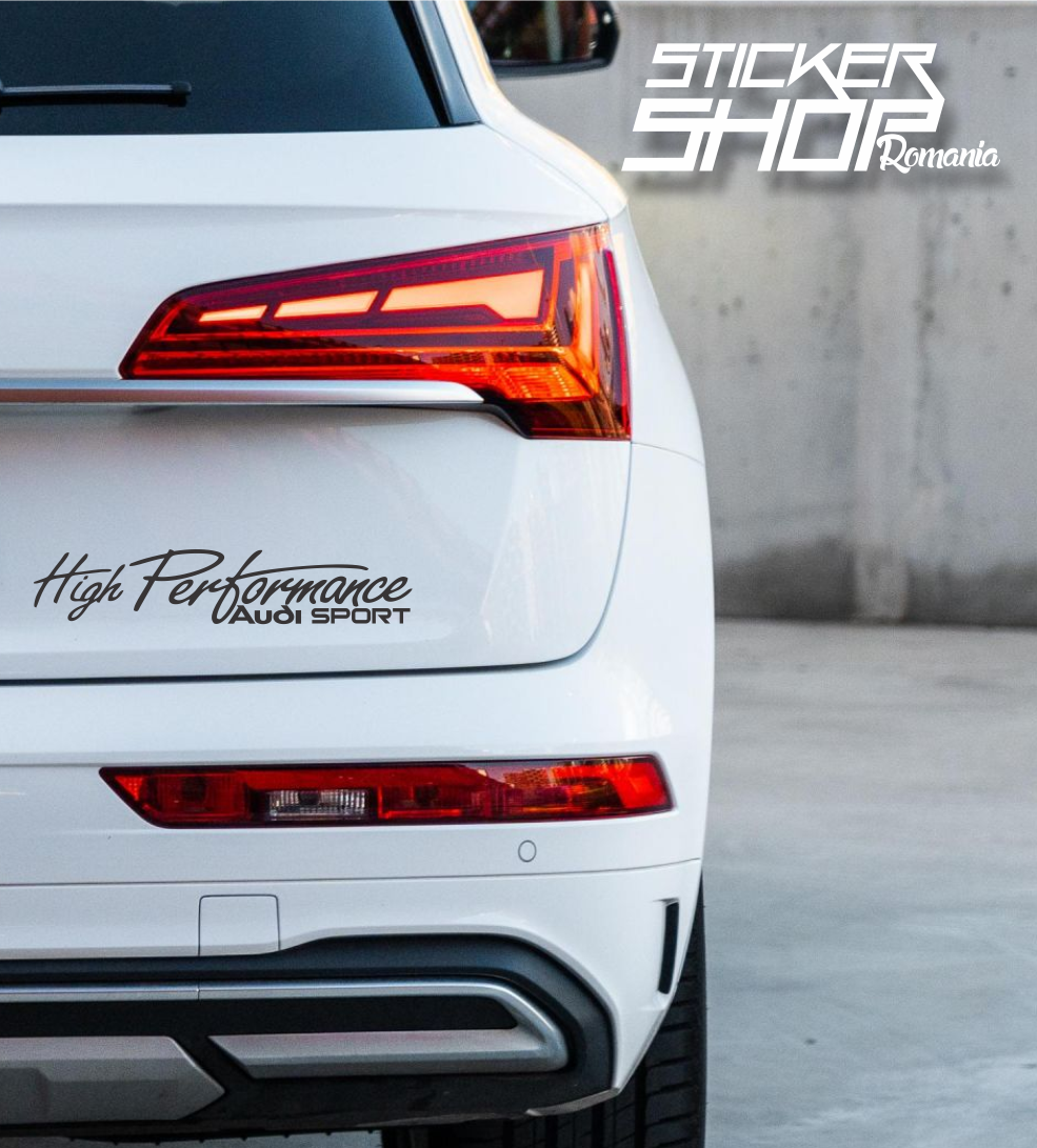 Sticker high Performance Audi sport