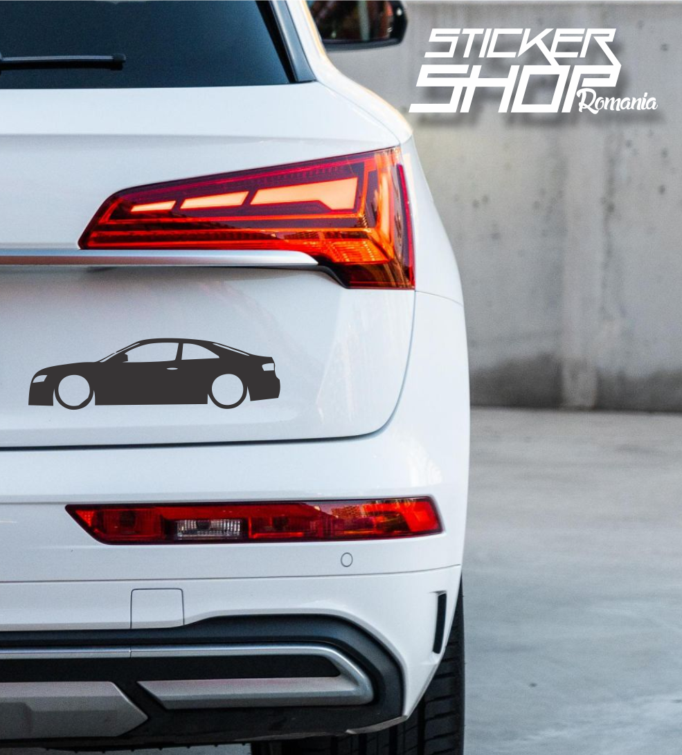 Sticker Audi a5 silueta