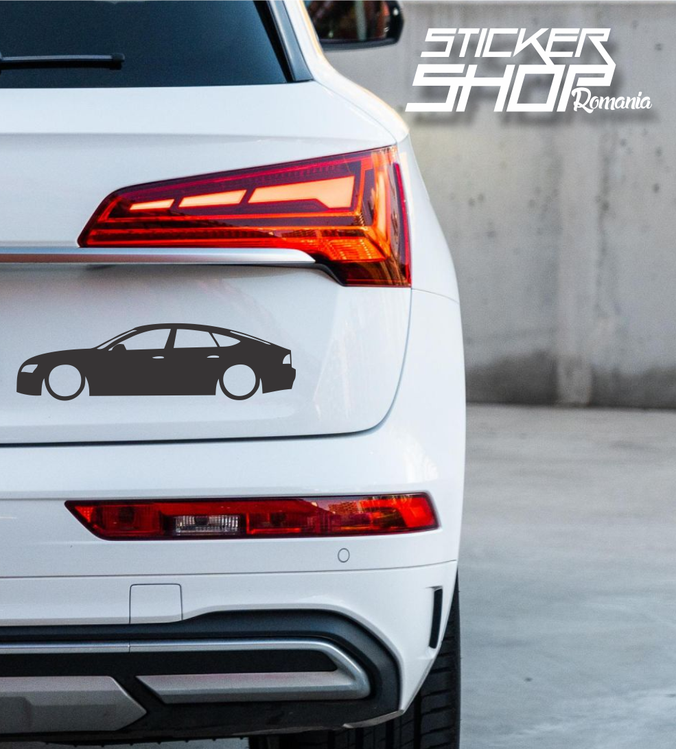 Sticker Audi a7 silueta