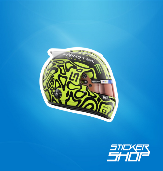 Sticker Cască Lando Norris – Decal Motorsport Formula 1